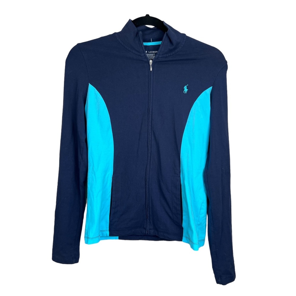 Ralph Lauren Women’s Blue Full Zip Up Jacket Size Small‎